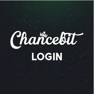 Chancebit login banner featuring the Chancebit logo and ‘Login’ text on a dark background.